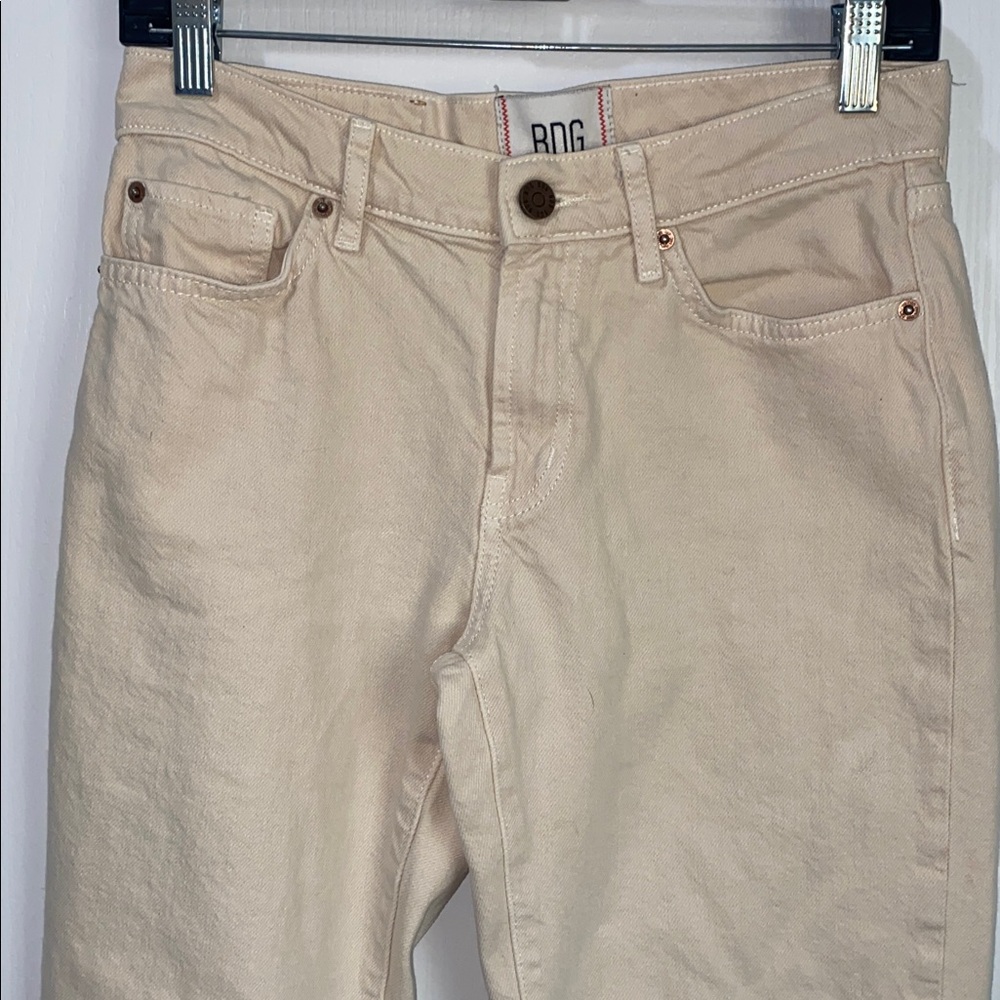 BDG Mid Rise Cowgirl Jeans In‎ Cream - Picture 6 of 11